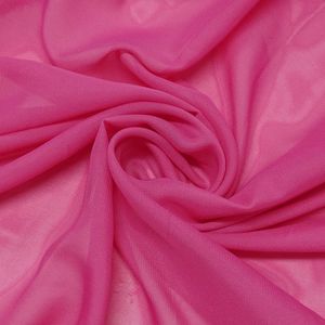 Crepe Chiffon Liso Rosa 1,40 Larg 100% Poliester