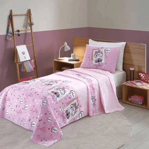 Jogo de cama Estampado 140 X 250 kids Meow Dohler