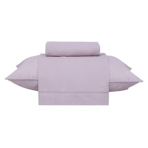 Jogo de cama basic percalle Solteiro (Rosa)