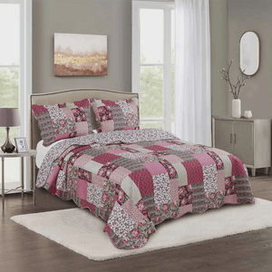 Kit Colcha Evolution Patchwork Queen Estampas - Camesa